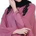 Designer Gown in abaya fit- Puce Pink Designer Gown in abaya fit- Puce Pink